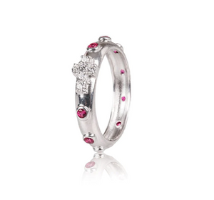 Anello Rosario fascia liscia