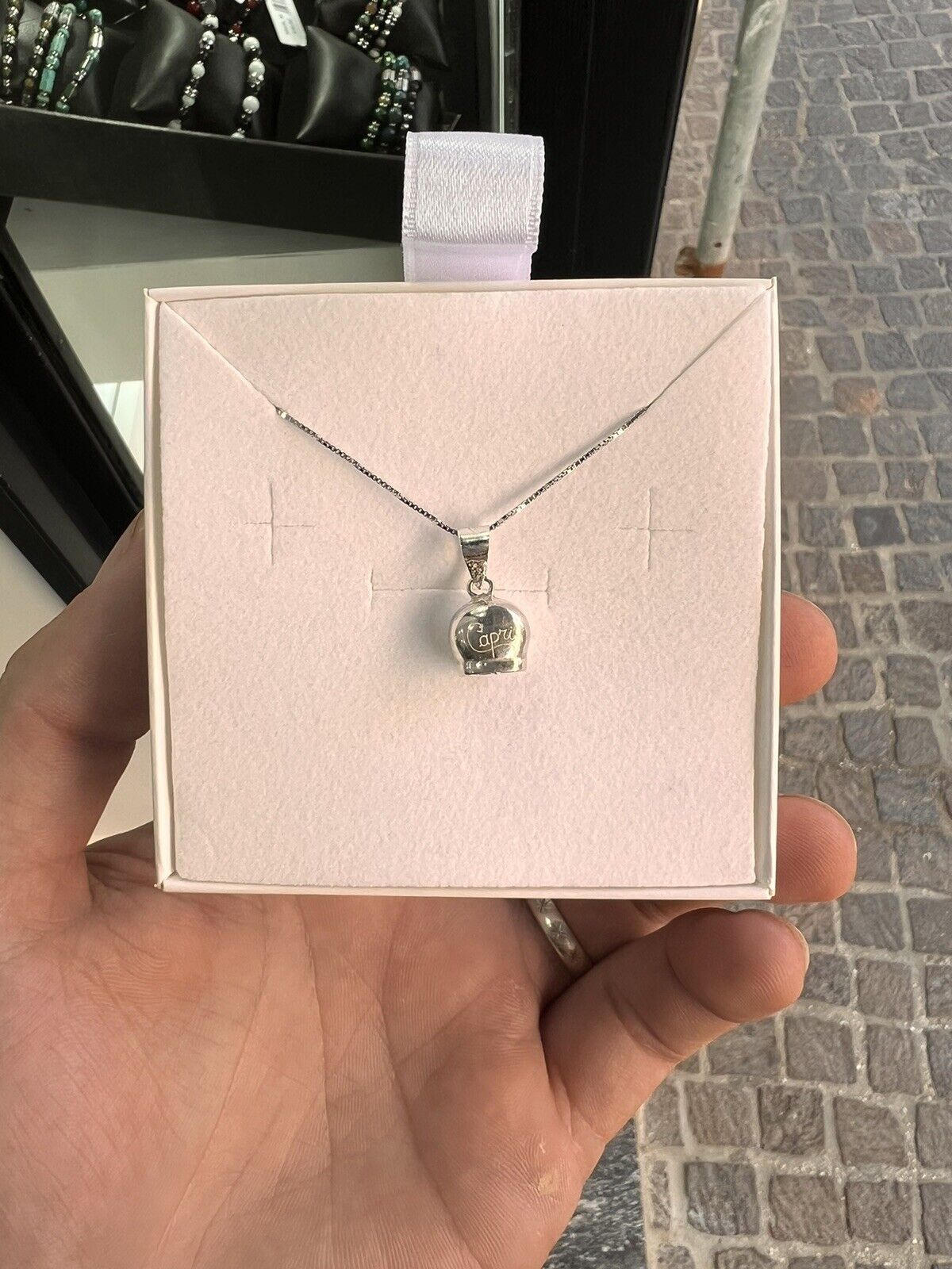 CAMPANELLA CAPRI IN ARGENTO 925