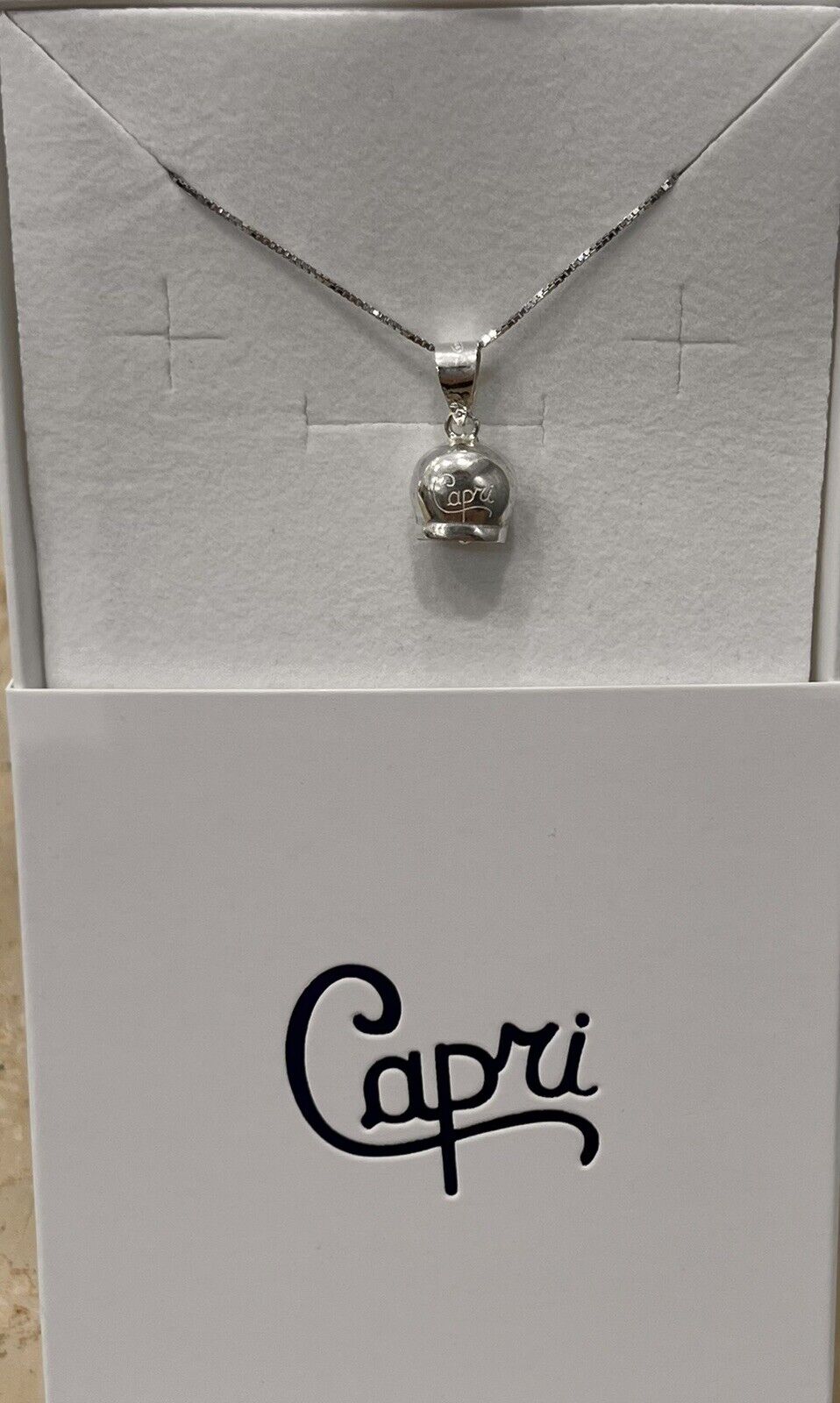 CAMPANELLA CAPRI IN ARGENTO 925