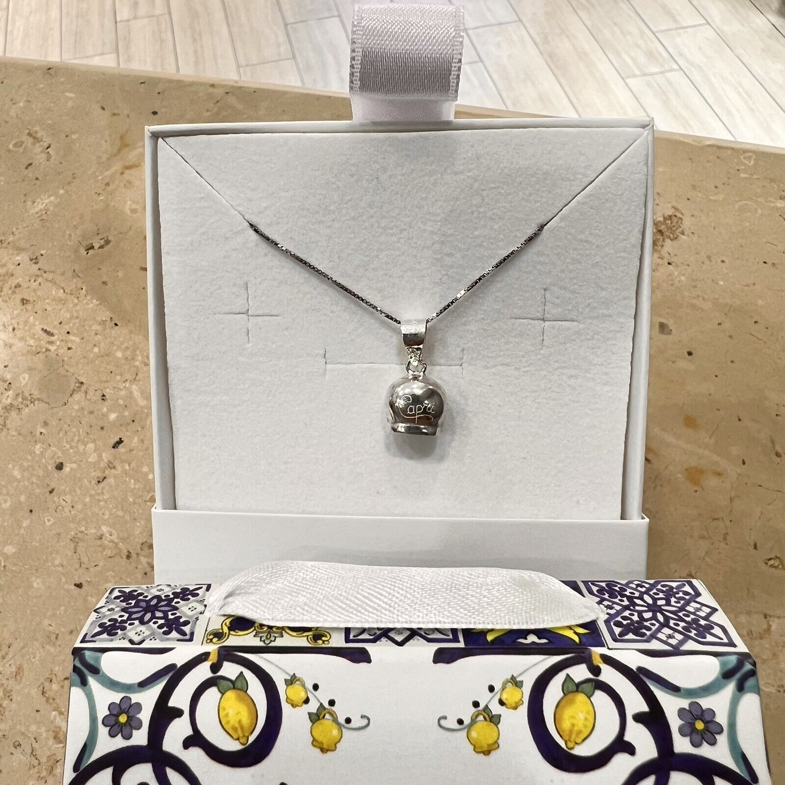 CAMPANELLA CAPRI IN ARGENTO 925