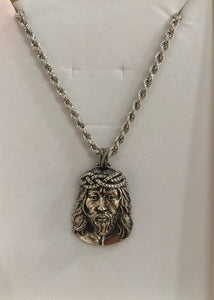 COLLANA CON CRISTO IN ARGENTO 925