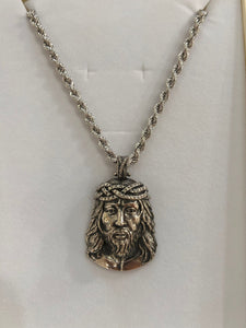 COLLANA CON CRISTO IN ARGENTO 925