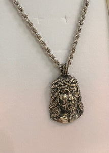 COLLANA CON CRISTO IN ARGENTO 925