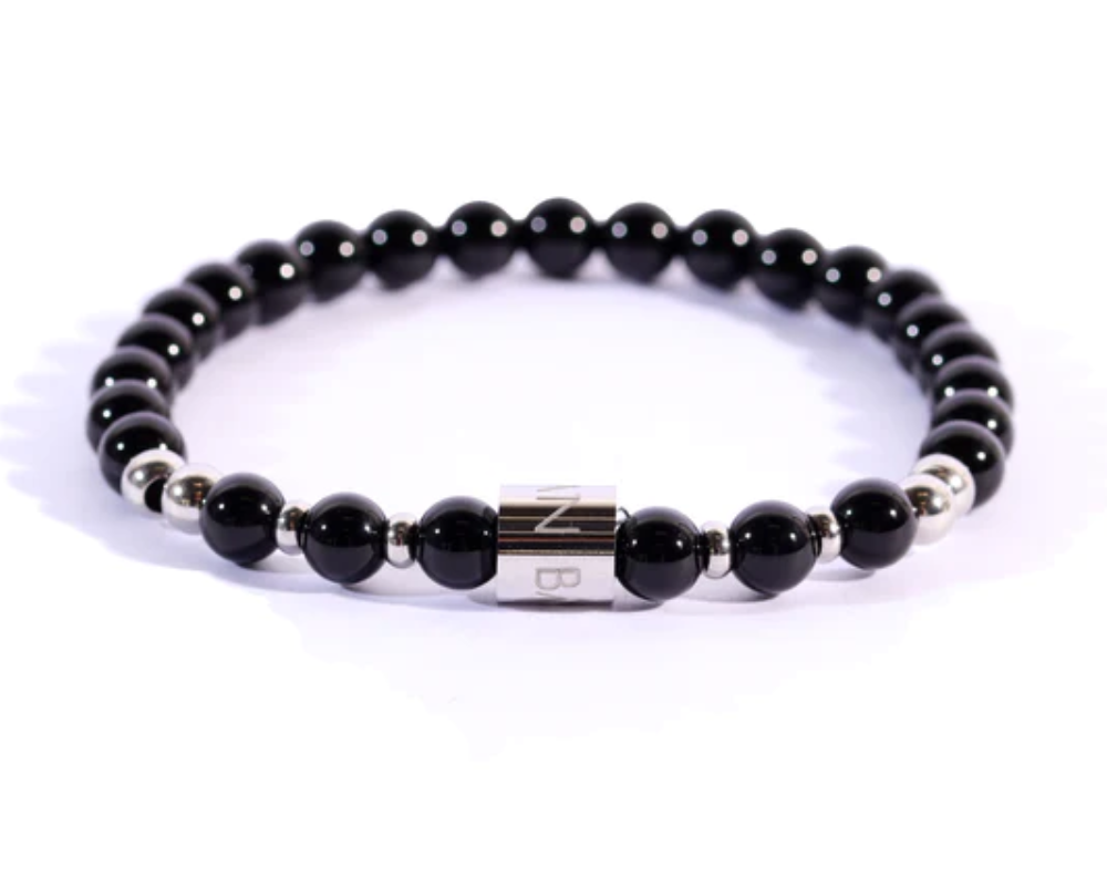 BRACCIALE IVAN BASILE - NERO LUCIDO