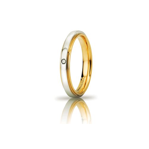 Fede Cassiopea in oro 18 kt bicolore