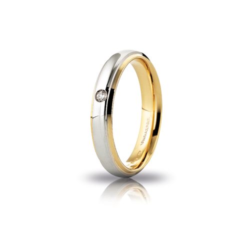 Fede Cassiopea in oro 18kt bicolore