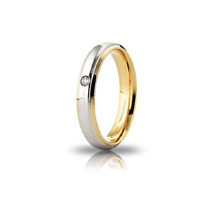 Fede Cassiopea in oro 18kt bicolore