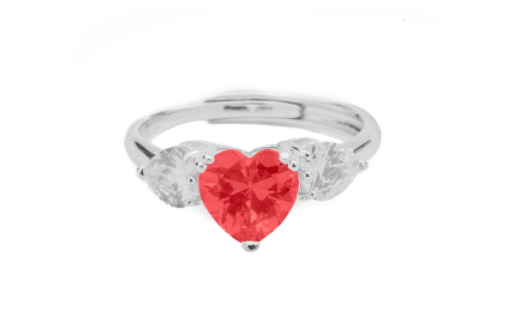 Anelli Trilogy Cuore Regolabile