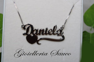 Collana con nome in argento