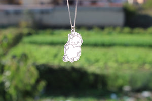 Collana in Argento 925% con ciondolo "BIMBA"