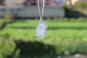 Collana in Argento 925% con ciondolo "BIMBA"