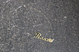 Collana con nome in argento