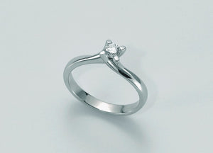 Anello solitario in oro 9kt