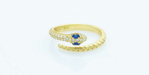 Anello serpente in argento