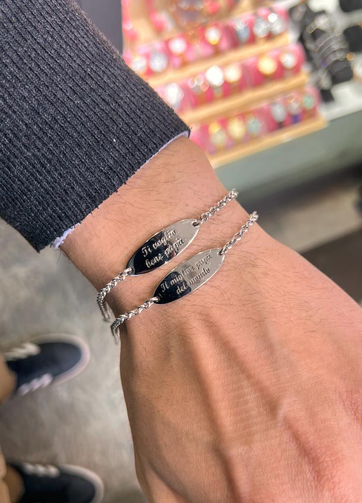 BRACCIALE IN ARGENTO PER LA FESTA DEL PAPA'
