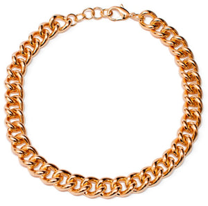 Collana Catena Groumette Tonda Maglia Media